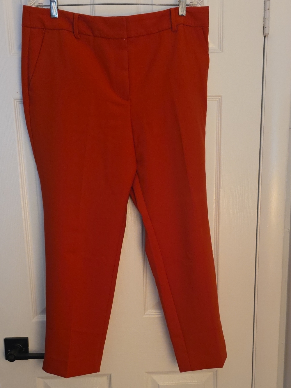 Talbots Hampshire Ankle Pant Burnt Orange 14P Like New